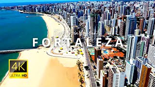 Fortaleza Brazil 🇧🇷 in 4K ULTRA HD 60FPS Video by Drone [upl. by Fredric]