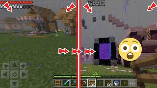 Beautiful Portal in Our Village Minecraft World Part 152 minecraft gaming games game cool [upl. by Huba]