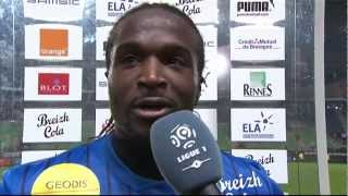 Interview de fin de match  Stade Rennais FC  Stade Brestois 29 22  201213 [upl. by Youlton478]