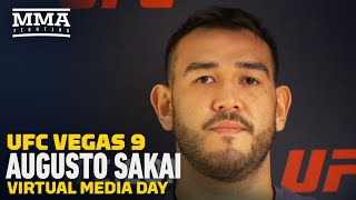 UFC Vegas 9 Augusto Sakai Believes Hell Be In Top5 With Win Over Alistair Overeem  MMA Fighting [upl. by Enrichetta]