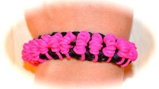 Rainbow Loom Popcorn Armband deutsche Anleitung [upl. by Olivette]