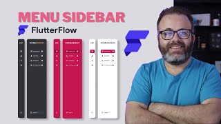 Como fazer um Menu SideBar no FlutterFlow  passo a passo  UX UI Design NoCode [upl. by Ridan920]