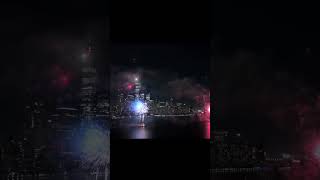 New York Fireworks 🎇 Happy new year fireworks countdown2024 2024fireworks happynewyear2024 [upl. by Bearce]