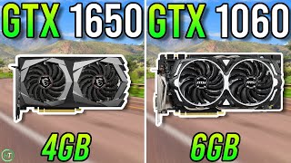 GTX 1650 4GB vs GTX 1060 6GB  Big Difference [upl. by Faxun531]