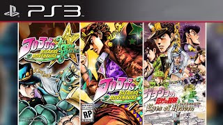 JoJos Bizarre Adventure Games for PS3 [upl. by Feucht]