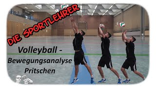 Volleyball  Bewegungsanalyse Pritschen  Theorie  Sport Abitur [upl. by Vikky]