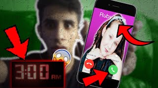 CALLING RUBY RUBE AT 3AM OMG SHE ACTUALLY ANSWERED  SHE GOT POSSESSED [upl. by Tiraj328]