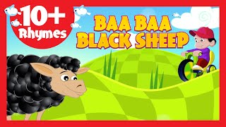 Baa Baa Black Sheep 10 Rhymes  Kids Poems In English [upl. by Eal]