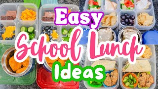 Easy Kids Lunch Ideas for SchoolFAST Lunchbox Recipes [upl. by Coltun997]