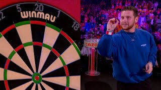 Behzinga v Russ Bray 🎯  2023 World Darts Championship NineDart Challenge [upl. by Orvil539]