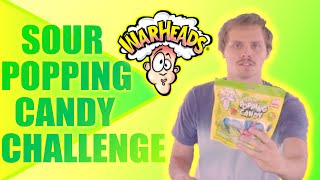 The Sour Warheads Popping Candy Challenge [upl. by Jaddo]