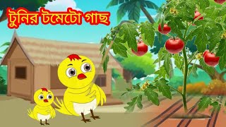 টুনির টমেটো গাছ ।‌ roopkatha golpo । cartoon । Bangla cartoon । golpo cartoon । Tumi pakhi golpo [upl. by Fredericka]