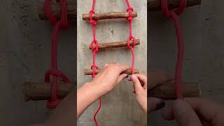 Quick Ladder Knot Practical Knot Rope Tying Method [upl. by Alahsal]