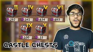 All Castle Chests  Mega Resources Opening  Castle Clash [upl. by Ralaigh]