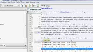 Java Tutorial  Timers and their Tasks  Session 26 [upl. by Llehcear]