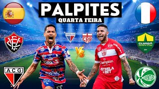 PALPITES DE FUTEBOL PARA HOJE QUARTA FEIRA DIA 0506  BILHETES PRONTOS [upl. by Bertle]