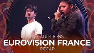 Eurovision France  Cest Vous Qui Décidez 2022  Live Auditions  RECAP [upl. by Thirzi]