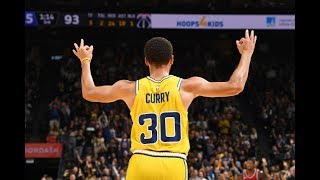 Steph Curry Drops 51 Points and 11 Threes in 3 Quarters vs Wizards [upl. by Atinauj]