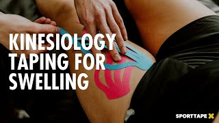 Kinesiology Taping for Swelling Lymphatic Drainage amp Circulation [upl. by Ellecram]