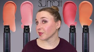 SURRATT ARTISTIQUE LIQUID BLUSHES  Swatches of All 4 Shades  Review [upl. by Cand]