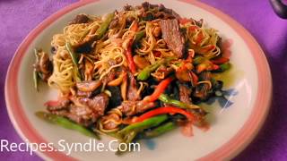 Beef Stir Fry Noodles [upl. by Yasnyl]