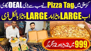 Pizza Tag Offer Biggest Deal on Ramadan  Pizza  Zinger Burger  Food Lovers [upl. by Ednyl]