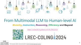 MLLM Series Tutorial  COLING 2024 [upl. by Martelli447]