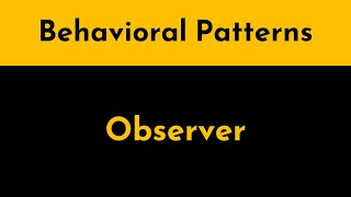 The Observer Pattern Explained and Implemented in Java  Behavioral Design Patterns  Geekific [upl. by Maye]