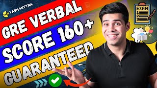 New GRE Verbal 10 Tips and Strategies to score 160  Tricks Revealed  No Coaching Needed [upl. by Harrus804]