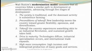 Modernization Model amp Its Critics [upl. by Nwahsauq183]