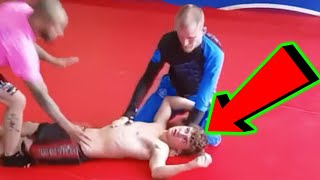 No Gi Baseball Bat Choke Putting Opponent To Sleep [upl. by Ellirehs]