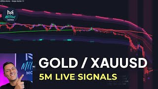 🔴Live GOLD 5Minute Trading Signals  5m XAUUSD Chart  Buy and Sell indicator [upl. by Undry949]