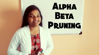 Alpha Beta Pruning in artificial intelligence in English  Solved example with solution in AI [upl. by Nylsirk]