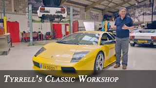 Lamborghini 350GT Murcielago and the Bizzarrini V12  Tyrrells Classic Workshop [upl. by Dnomad]