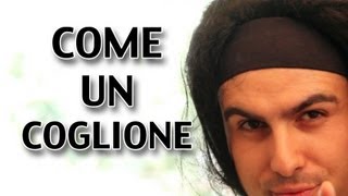 Modà  Come un pittore Parodia  COME UN COGLIONE  Daniele Brogna [upl. by Hashimoto]