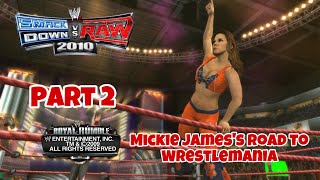 Mickie Wins The Title And Rumble Match  WWE SVR 2010 Mickie James’s Road To Wrestlemania  Part 2 [upl. by Piselli]