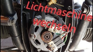 BMW R80  Lichtmaschinenwechsel [upl. by Yoong]