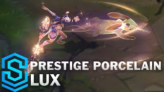 Prestige Porcelain Lux Skin Spotlight  PreRelease  League of Legends [upl. by Lamok47]