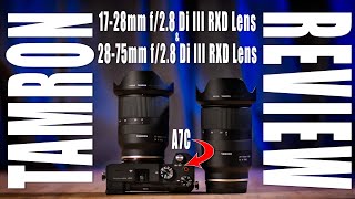 Tamron 1728mm amp 2875mm Di III RXD Lens Review Using Sony A7C [upl. by Crosby]