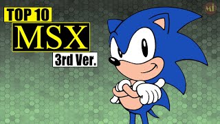 Top 10 MSX2 Games 1988  2001 ᴴᴰ [upl. by Meave]