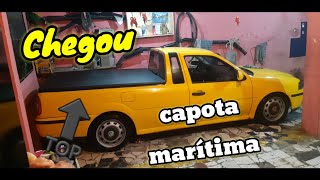 INSTALANDO A CAPOTA MARÍTIMA NA SAVEIRO [upl. by Akialam]