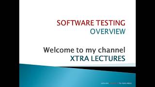 Software Testing Overview in hindi  Software Engineering  Software Testing  Phases of testing [upl. by Percy449]