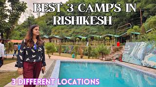 Best camping in Rishikesh  Riverside camps in Rishikesh Shivpuri amp Ghattu Ghat  सस्ता सुंदर विकल्प [upl. by Louise]