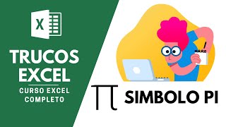 Como escribir PI en Excel π [upl. by Leeke]