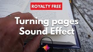 Turning pages Sound Effect [upl. by Sagerman969]