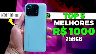 5 CELULARES para JOGOS até 1000 Reais 2024 BOM e BARATO [upl. by Enomad]