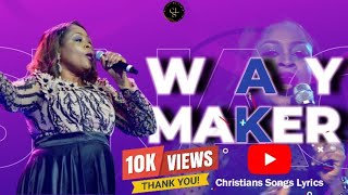 Sinach  Way Maker lyrics [upl. by Hahsia]