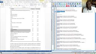 Atelier EDC 2 Présentation des résultats univariés syntaxes SPSS et analyses bivariées Licence3 [upl. by Nuahsed]