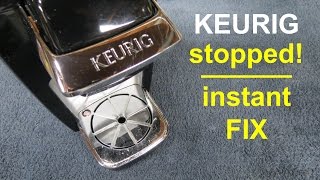 How to Fix ● KEURIG Coffee Maker that Stopped or Slow Brewing [upl. by Annitsirhc]