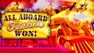 🤑GOT THE MAJOR on ALL ABOARD You wont BELIEVE this COME BACK slots subscribe bonus allaboard [upl. by Ainival370]